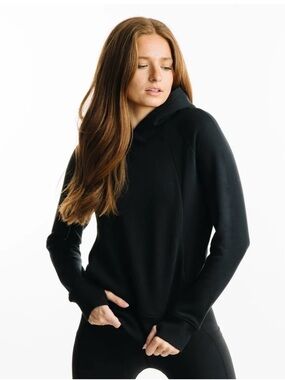 ZYIA Oh Soft Black Classic Hoodie Small